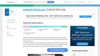 Access webmail.illinois.gov. Outlook Web App