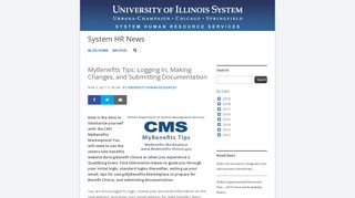 MyBenefits Tips - University of Illinois at Urbana-Champaign