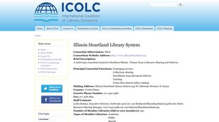 Illinois Heartland Library System | ICOLC Website