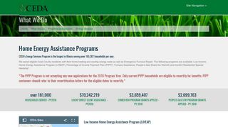 Energy Assistance Programs - CEDA
