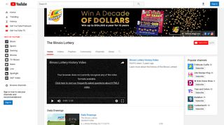 The Illinois Lottery - YouTube
