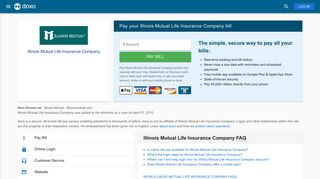 Illinois Mutual Life Insurance Company (Illinois Mutual): Login, Bill Pay ...