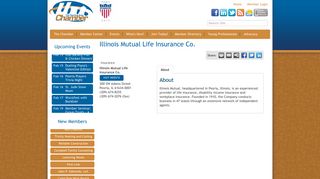 Illinois Mutual Life Insurance Co. - Peoria Area Chamber of Commerce