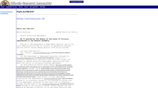 Illinois General Assembly - Full Text of Public Act 098-0107