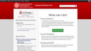 Campus Solutions - Illinois State University