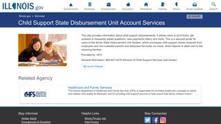 Child Support State Disbursement Unit Account Services - Illinois.gov