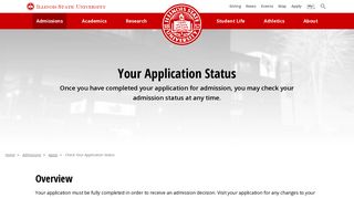 Check your status - Illinois State University