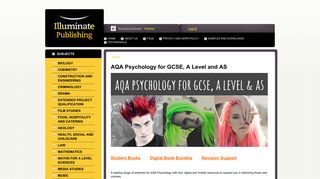 AQA Psychology for GCSE, A Level and AS : Illuminate Publishing ...