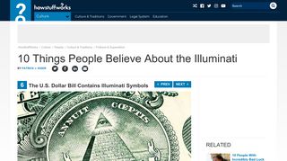 6: The U.S. Dollar Bill Contains Illuminati Symbols - 10 Things People ...