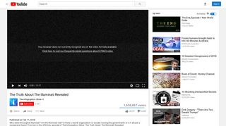 The Truth About The Illuminati Revealed - YouTube