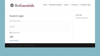 Student Login | Ilm Essentials
