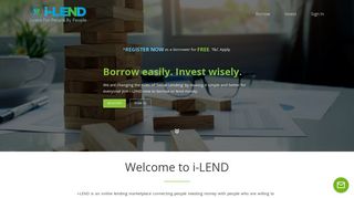 i-Lend: Peer-to-Peer Lending India | Invest P2P, Personal Loans