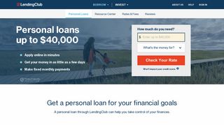 Personal Loans | Save with LendingClub