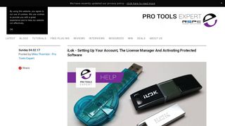 Pro Tools | iLok - Setting Up Your Account, The License Manager And ...