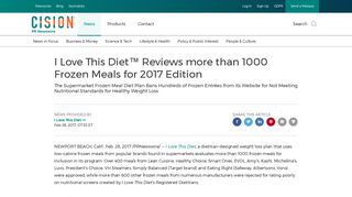 I Love This Diet™ Reviews more than 1000 Frozen Meals for 2017 ...