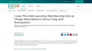 I Love This Diet Launches Membership Site as Cheap Alternative to ...
