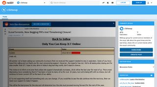 ILoveTorrents, Now Begging PM's And Threatening Closure! : bitsoup ...