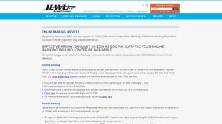 Online Banking - ILWU Credit Union -