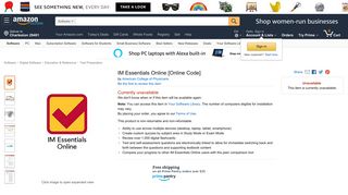 Amazon.com: IM Essentials Online [Online Code]: Software