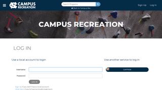 Log In - UNC Campus Recreation Portal