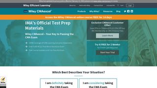 CMA Exam Review & Test Prep - Wiley CMAexcel