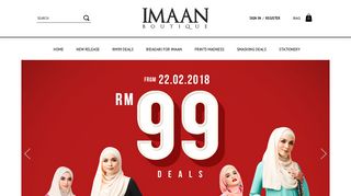 Imaan Boutique | Muslimah Fashion, Online Hijab, Malaysia Top ...