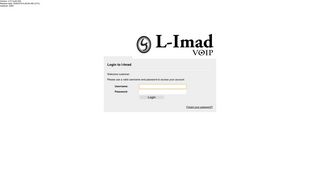 l-Imad | Login - VoIP Info Center
