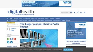 The bigger picture: sharing PACs images | Digital Health