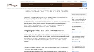 Image Deposit Direct® Resource Center | J.P. Morgan