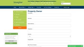 Contact - Property Owner - Imagine Ireland