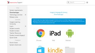 Download apps | Imagine Learning Support