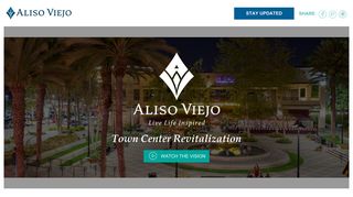 Aliso Viejo Town Center Revitalization