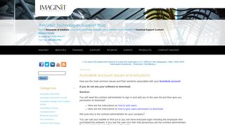 Autodesk account issues and solutions - IMAGINiT Technologies ...