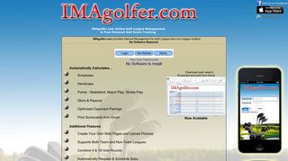 IMAGolfer.com - Golf League Management Website