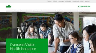 Overseas Visitors Health Cover & Health Insurance | nib