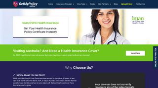 IMAN Australian (OVHC) Visitor Health Insurance Cover Plans ...
