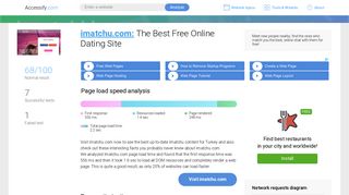 Access imatchu.com. The Best Free Online Dating Site