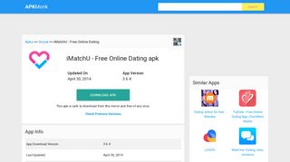 iMatchU - Free Online Dating Apk Download latest version 3.6.4- com ...