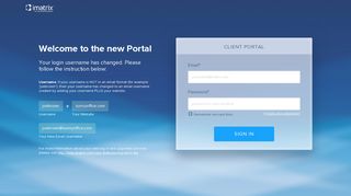 iMatrix Client Portal