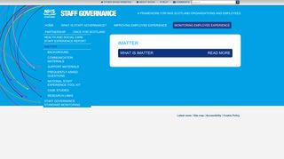 IMatter — NHS Scotland Staff Governance