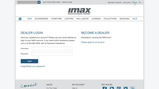 dealer login - IMAX Worldwide Home