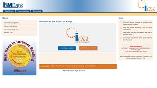 | I & M Bank Internet Banking |