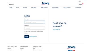 Login - Amway South Africa