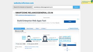 smartzone.reliancegeneral.co.in at WI. Welcome to IMD