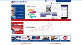 Global Online - || Global IME Bank Ltd. || THE BANK FOR ALL