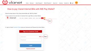 How to pay Vianet Internet Bills with IME Pay Wallet? | Vianet ...
