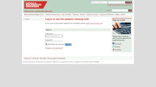 Log in to your assessor training | Institution of Mechanical ... - IMechE