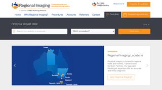 Welcome to Regional Imaging - part of the I-MED Radiology Network