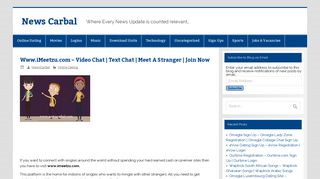 Www.iMeetzu.com - Video Chat | Text Chat | Meet A Stranger | Join Now