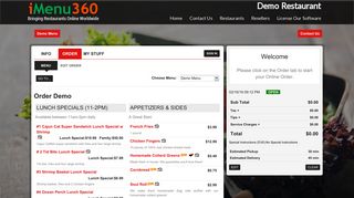 Online Food Ordering Platform For Restaurants | iMenu360